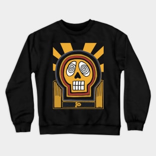 The Scream in Blue and Gold Crewneck Sweatshirt